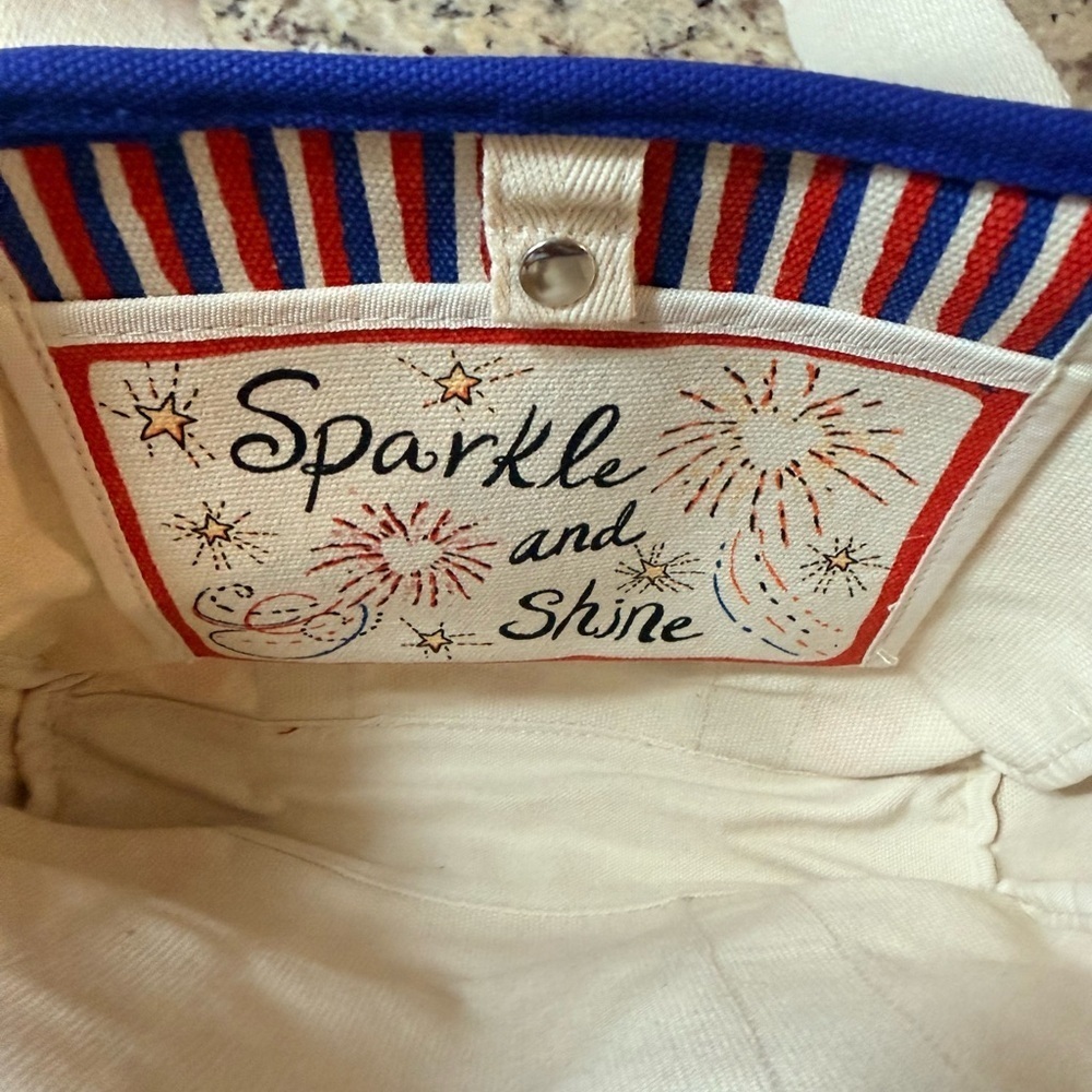 Brighton Red White And You Mini Tote NWOT - Picture 4 of 5